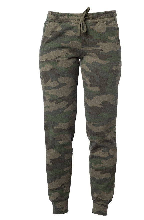 WOMEN'S CAMO SWEATPANTS