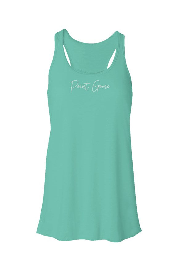 POINT GAME FLOWY RACERBACK TANK TOP