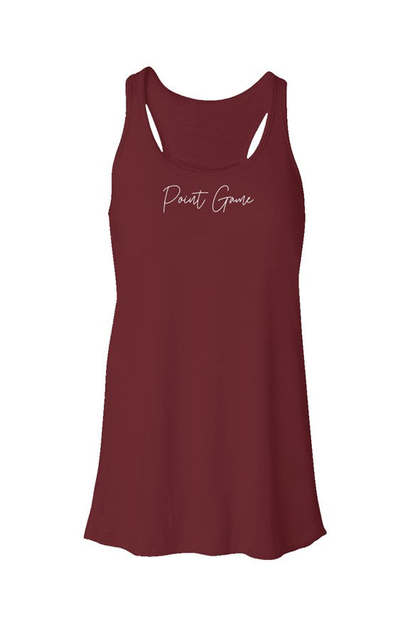 POINT GAME FLOWY RACERBACK TANK TOP